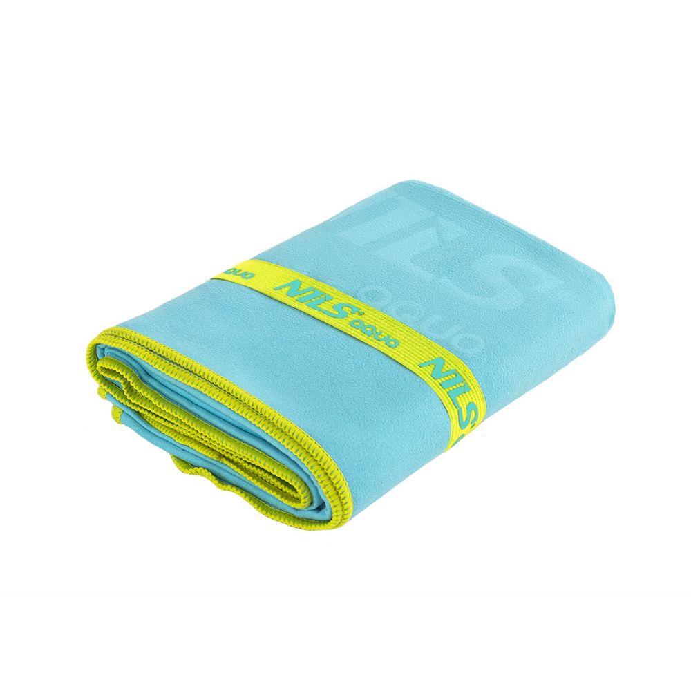 Nar11 plavo-zeleni ručnik od mikrofibre 140x70 cm nils aqua slika 2