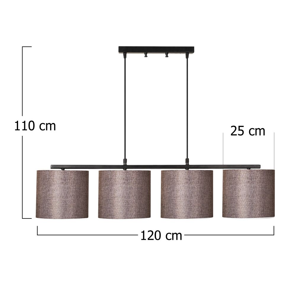 Luster Valiz - 4701 Crno-Smeđi slika 3