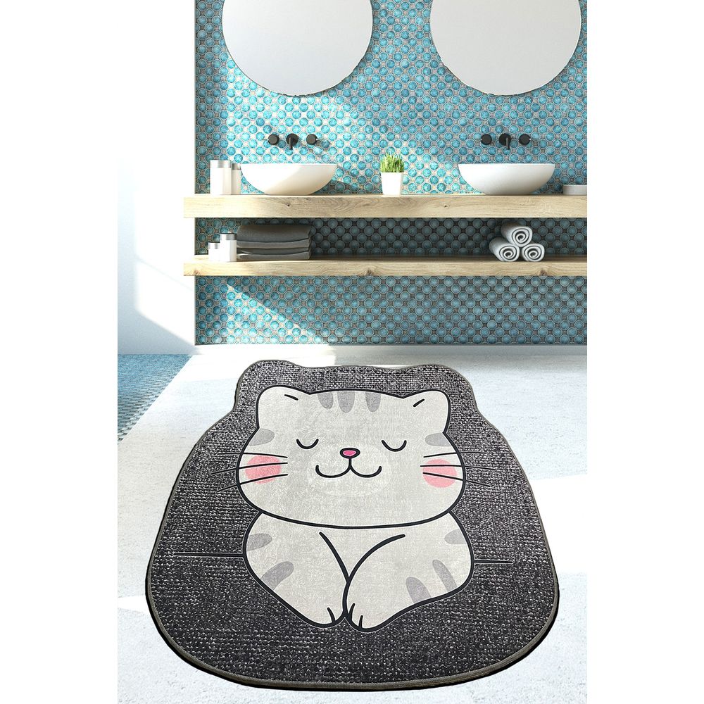 Sivi Kupatilski Prekrivač 'Neko' (200 cm) slika 1