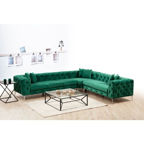 Atelier Del Sofa Kutna garnitura, zelena, Como Left - Green slika 2