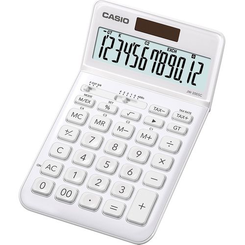 Kalkulator CASIO JW-200SC-WE bijeli slika 1