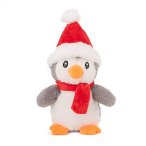 Amek Božićni Pingvin sa kapom i šalom 26cm