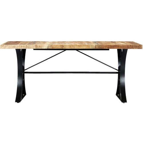 Blagovaonski stol od masivnog drva manga 180 x 90 x 76 cm slika 11