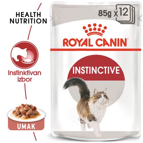 ROYAL CANIN FHN Instinctive Gravy, potpuna hrana u vrećici za  odrasle mačke, komadići u umaku, 12x85 g slika 5