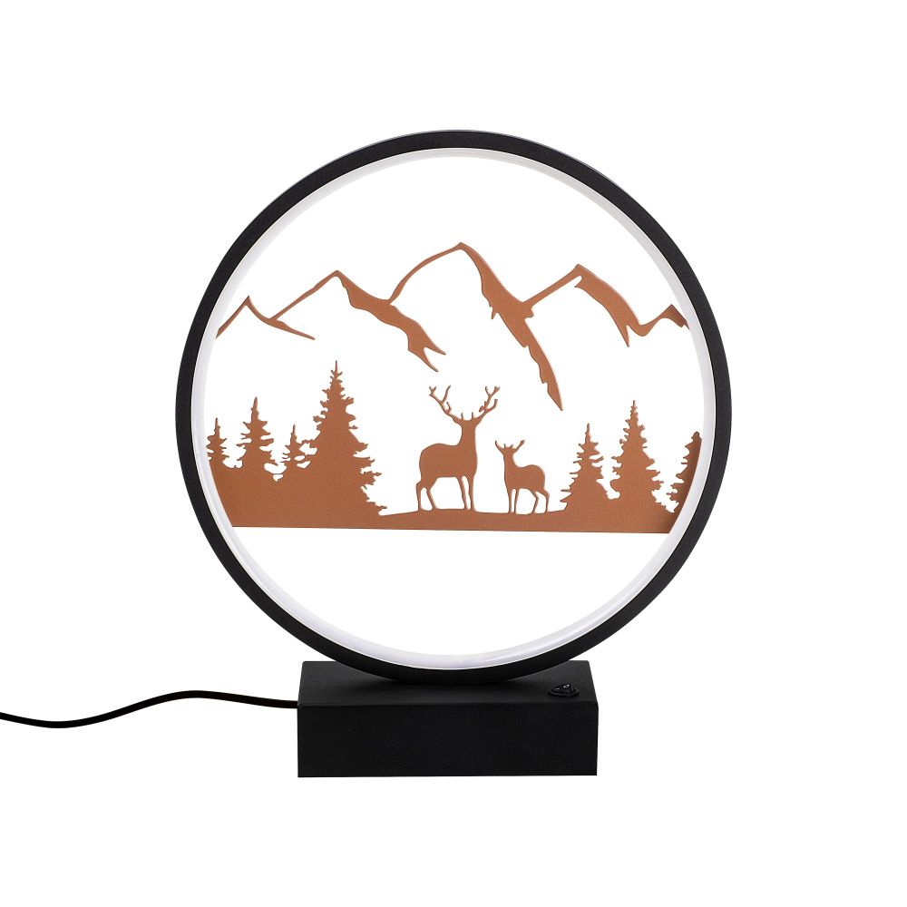 Crna Bakarna Stolna Lampa XMAS1 slika 7