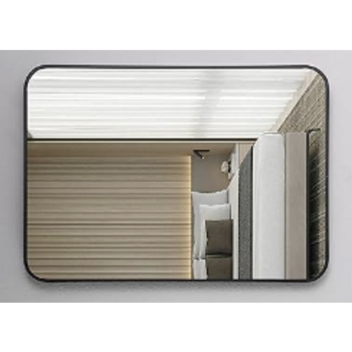 Ceramica lux   Ogledalo alu-ram 50x70, matt black, bez led-a - CL21 300045 slika 2