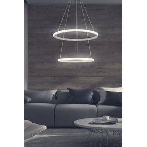 Leonis White-White Light White Chandelier