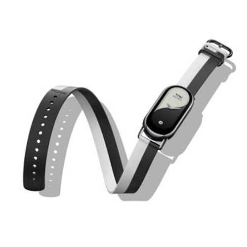 Xiaomi Smart Band 8 Double Wrap Strap, Black & White slika 1