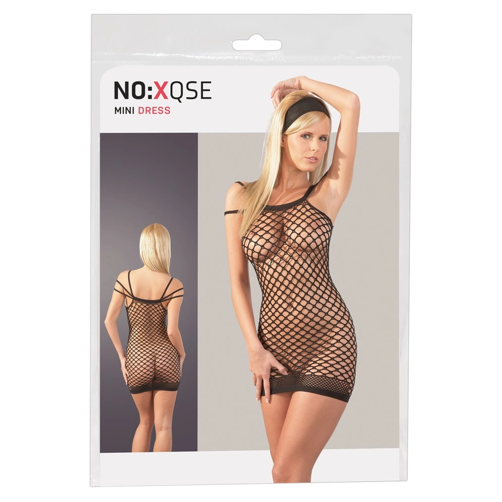 NO:XQSE Mrežasta haljina s 3 naramenice S-L slika 1