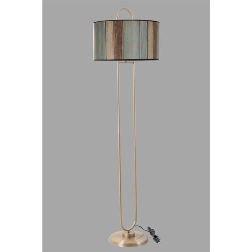 Elips Lambader Eskitme Ayak Renkli Abajurlu Multicolor Floor Lamp slika 3