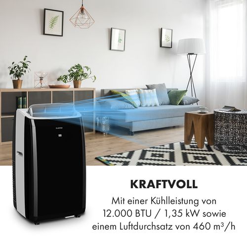 Klarstein Grandbreeze Eco 12K prijenosna klima, Crna slika 2