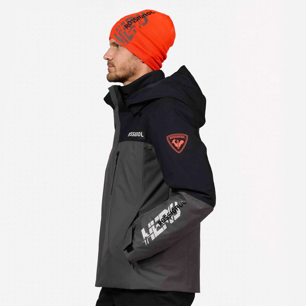 ROSSIGNOL Muška jakna za skijanje Hero Velika Insulated Onyx Grey slika 3