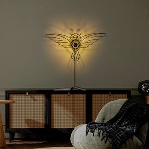 Owl V2 Black Wall Lamp