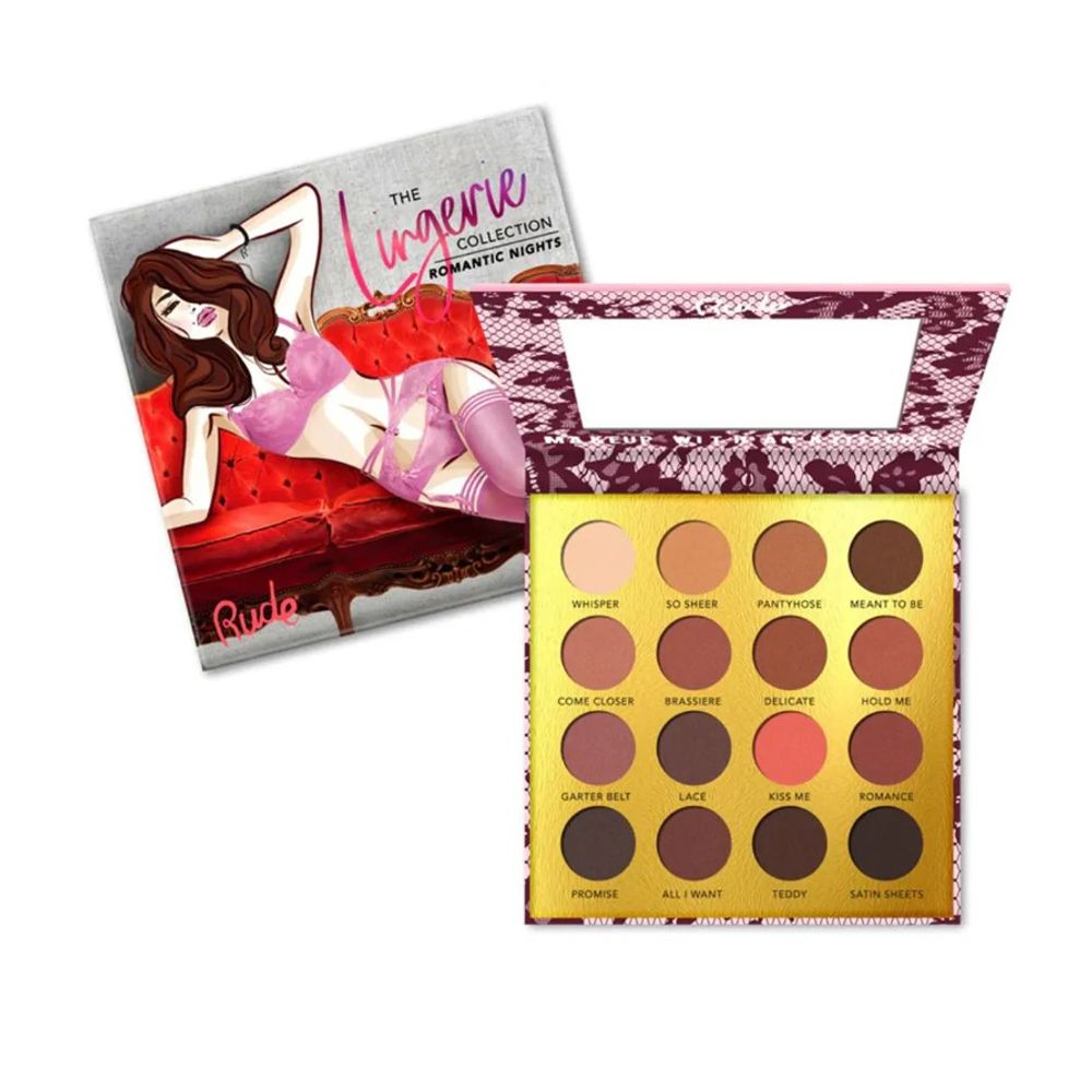 Rude Lingerie paleta sjena za oči Romantic Nights 15g slika 1