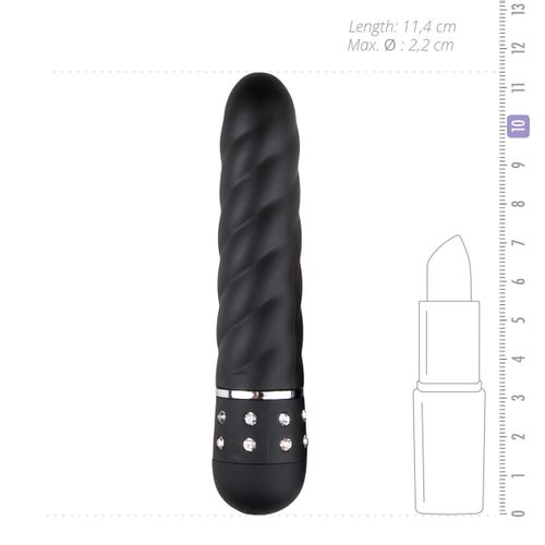 Love Diamond vibrator - crni slika 5