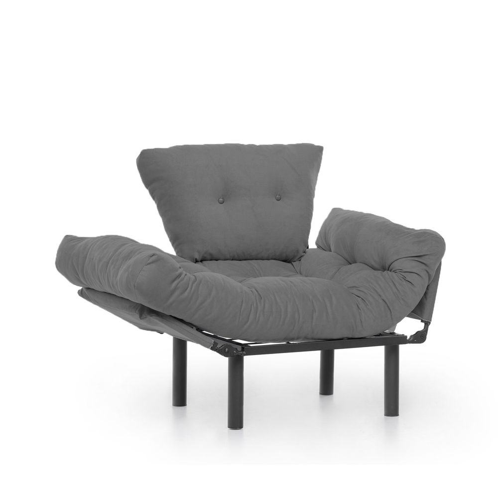 Nitta Single - Sivi Wing Fotelja slika 10