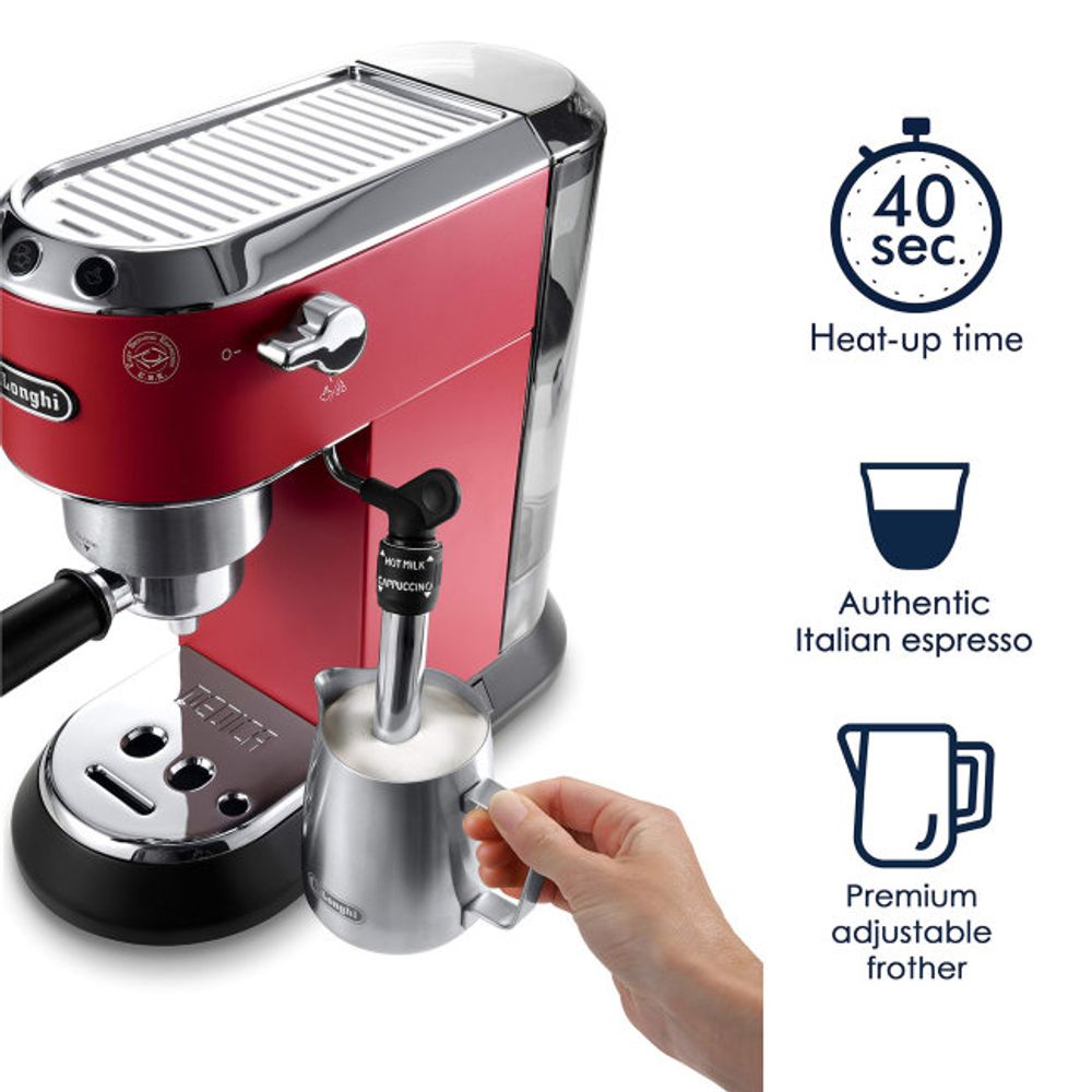 DeLonghi Aparat za kafu Dedica Style EC685.R / 15 bar slika 3