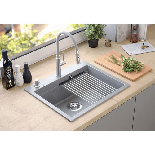 granitni sudoper KURT 110 WORKSTATION Grey Metallic slika 8