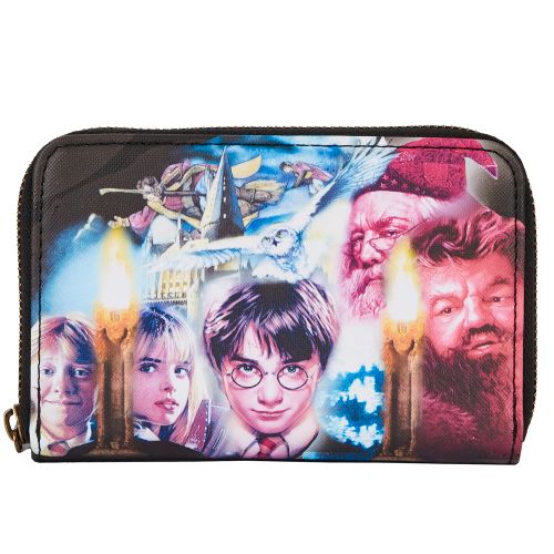 LOUNGEFLY HARRY POTTER SCORCERERS STONE ZIP AROUND WALLET slika 1