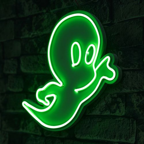 Wallity Ukrasna plastična LED rasvjeta, Casper The Friendly Ghost - Green slika 8