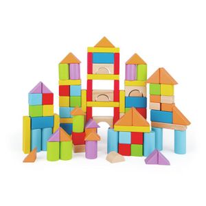 Hape Drvene kocke za slaganje E8247B, 101kom