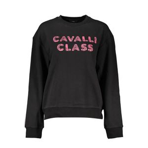 CAVALLI CLASS Crna Majica bez Patentnog Zatvarača