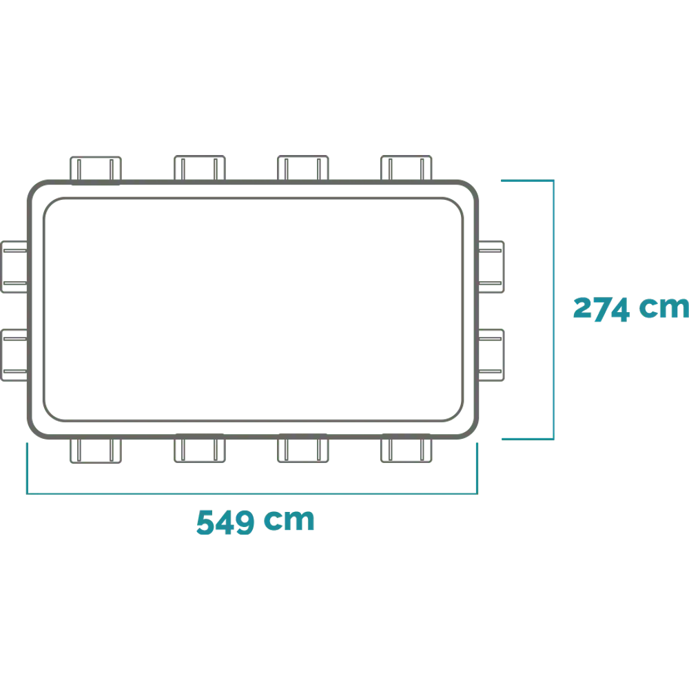 Intex bazen sa metalnom konstrukcijom 549 x 274 x 132 cm Ultra XTR 26356NP slika 10