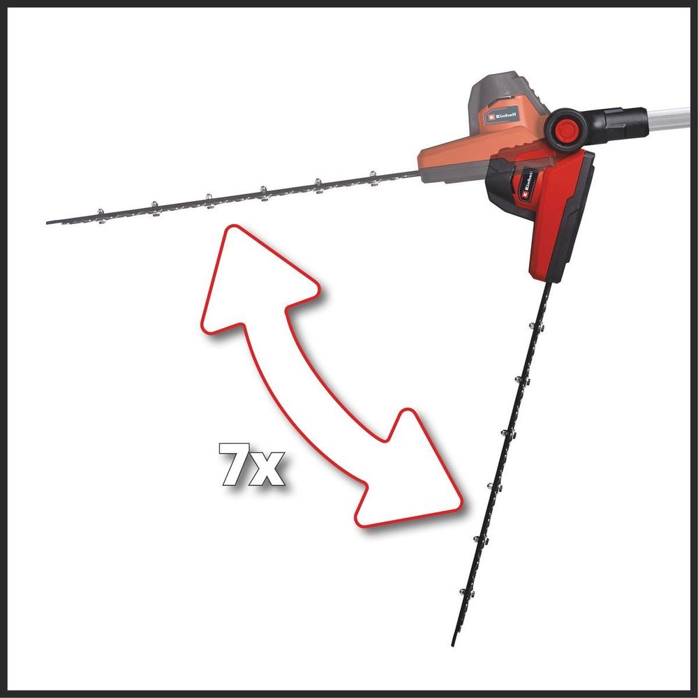 Einhell Akumulatorske teleskopske makaze za živicu GC-HH 18/45 Li T-Solo + Baterija 2.5 Ah i punjač slika 2