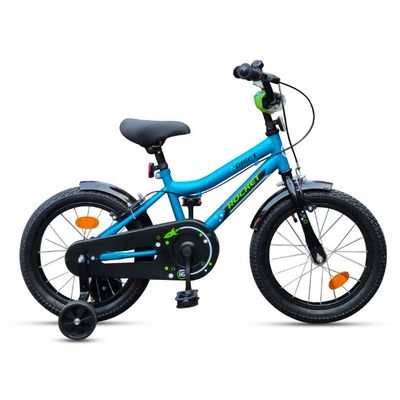 Ovaj bicikl je namijenjen za djecu koja su već pravi mali majstori vožnje. Pomoćni kotači na skidanje i zaštita za lanac standardni su dio opreme.







Preporučena dob djeteta za ovaj bicikl je 4 - 7 godina.