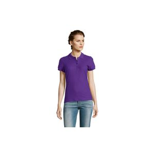 PEOPLE ženska polo majica sa kratkim rukavima - Ljubičasta, XL 