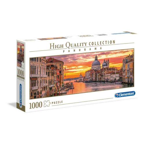 Clementoni Puzzle 1000 Panorama The Grand Canalvenice slika 1