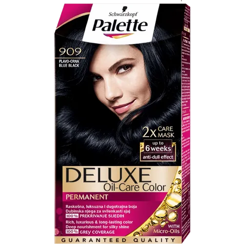 Palette Deluxe Farba za kosu 1-1 (909) Plavo-crna slika 1