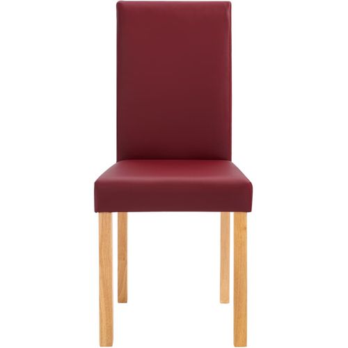 Blagovaonske stolice od umjetne kože 6 kom crvene slika 39