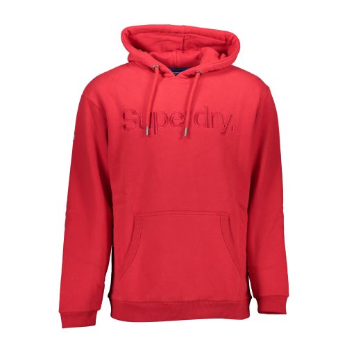 SUPERDRY Muška Crvena Majica bez Patentnog Zatvarača slika 1