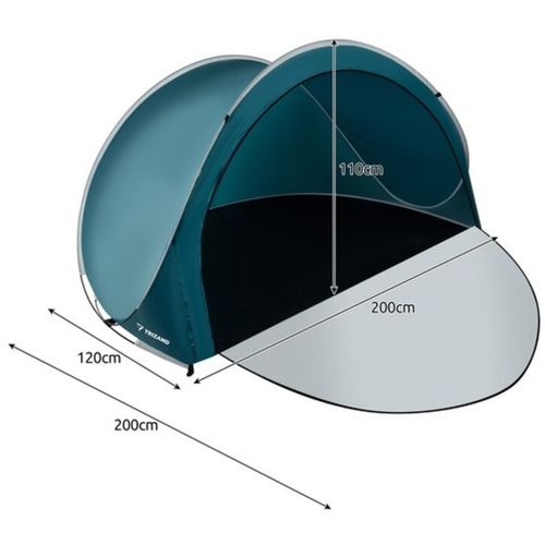 Trizand šator za plažu 200x120x110cm slika 2