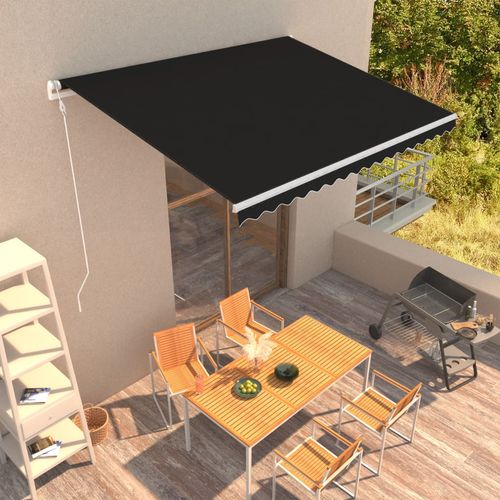 Tenda na automatsko uvlačenje 400 x 300 cm antracit slika 40