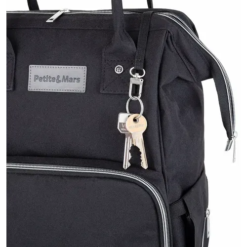 PETITE&amp;MARS Torba za pelene Jack, Black slika 12