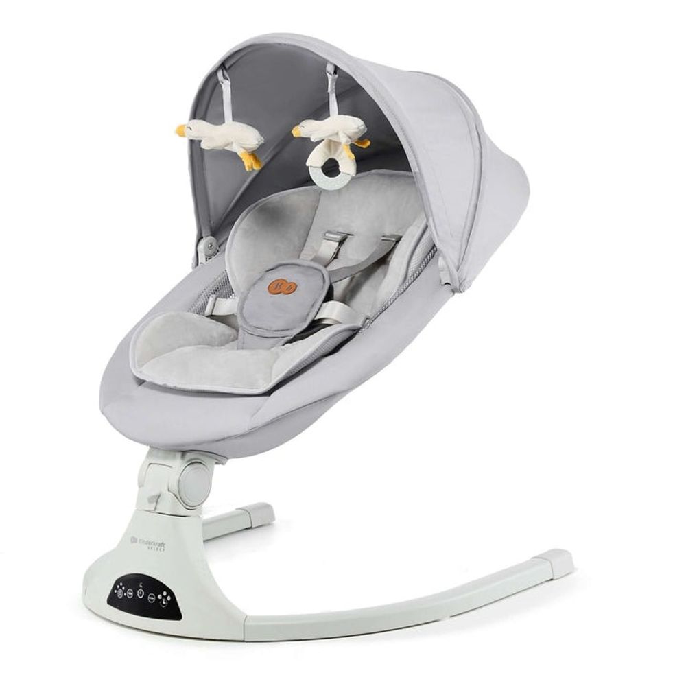Kinderkraft Električna ležaljka Tulsy, Grey slika 2