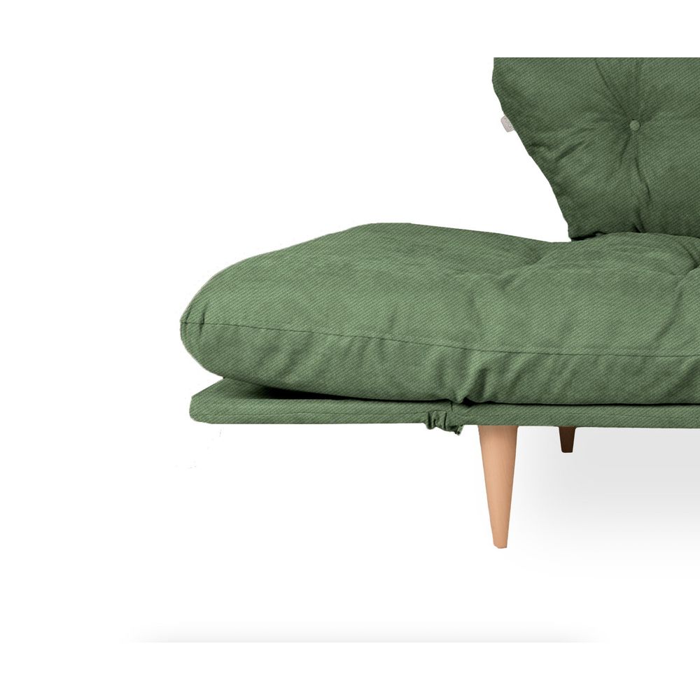Nina Daybed - Zeleni GR106 Trokrvni Kauč na Razvlačenje slika 7
