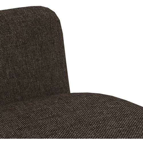 Blagovaonske stolice od tkanine 2 kom smeđe slika 19