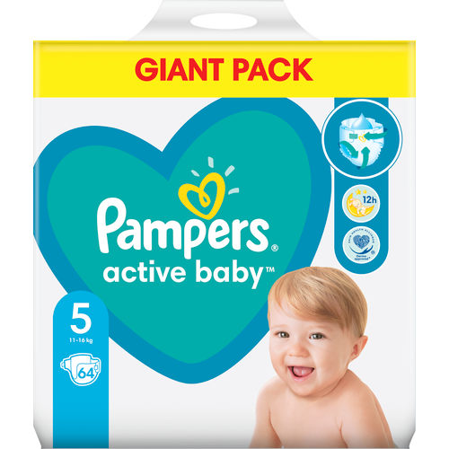 Pampers Active Baby Giant Pack slika 6