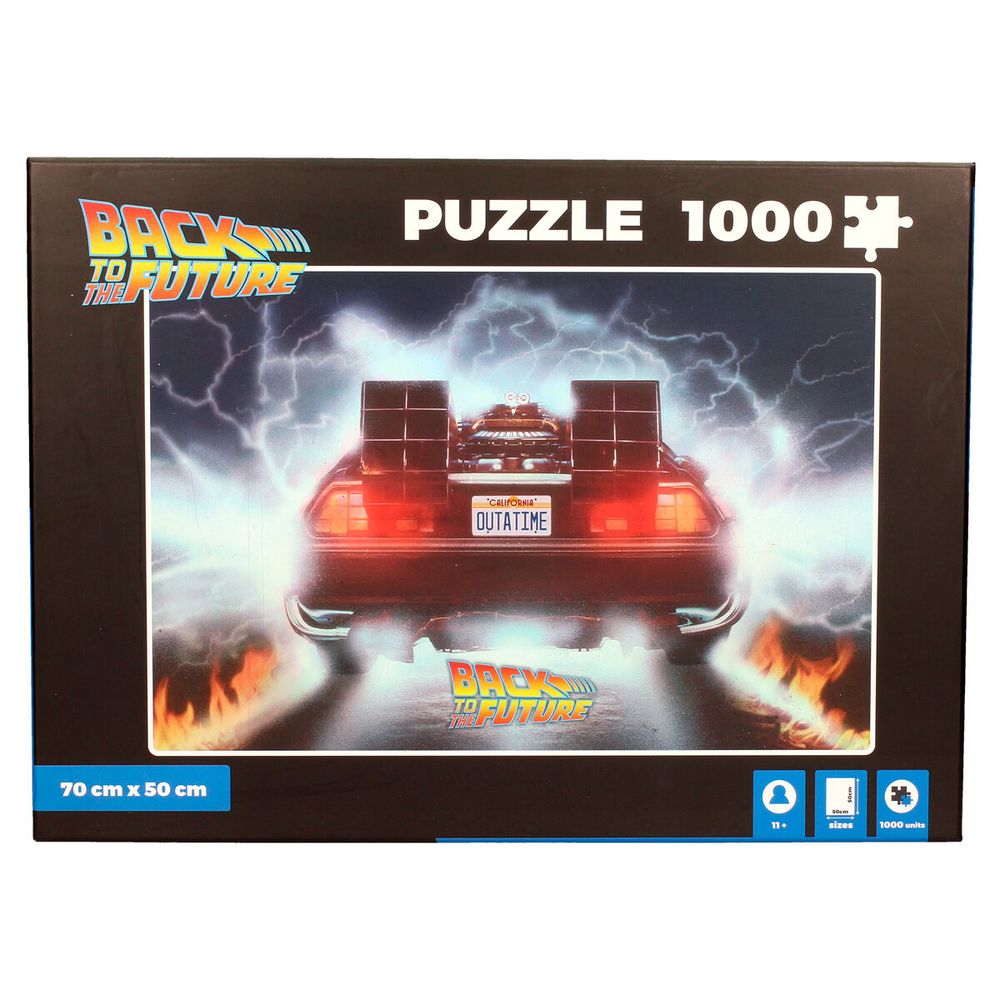 Slagalica Delorean iz Povratka u budućnost - 1000 komada slika 2