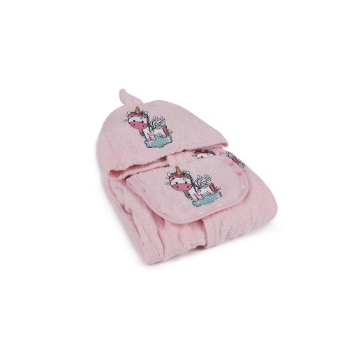 Colourful Cotton Set za kupanje bebe Unicorn slika 3