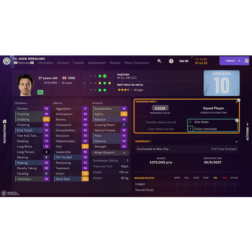 Football Manager 2024 (Playstation 5) slika 5