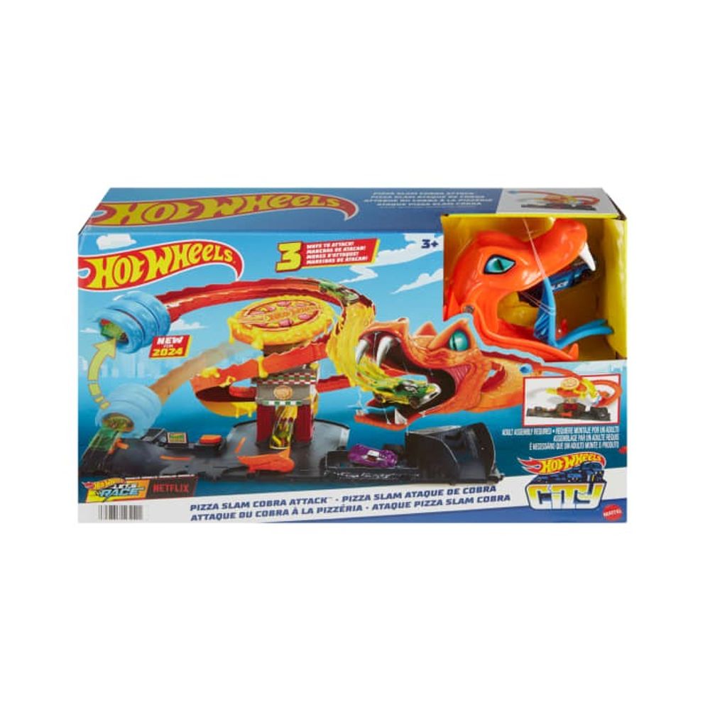 Hot Wheels City Pizza Slam Cobra Attack - Kobra napada piceriju slika 6