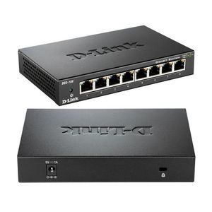 D-Link switch neupravljivi, DGS-108/E (metalno kućište)