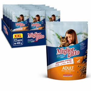 Miglior suha hrana za mačke, Piletina, 12x400 g, XXL