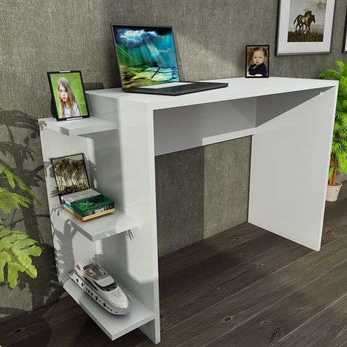 Marlinda - White White Study Desk slika 1