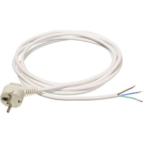 AS Schwabe 70833 struja priključni kabel  bijela 3.00 m slika 3