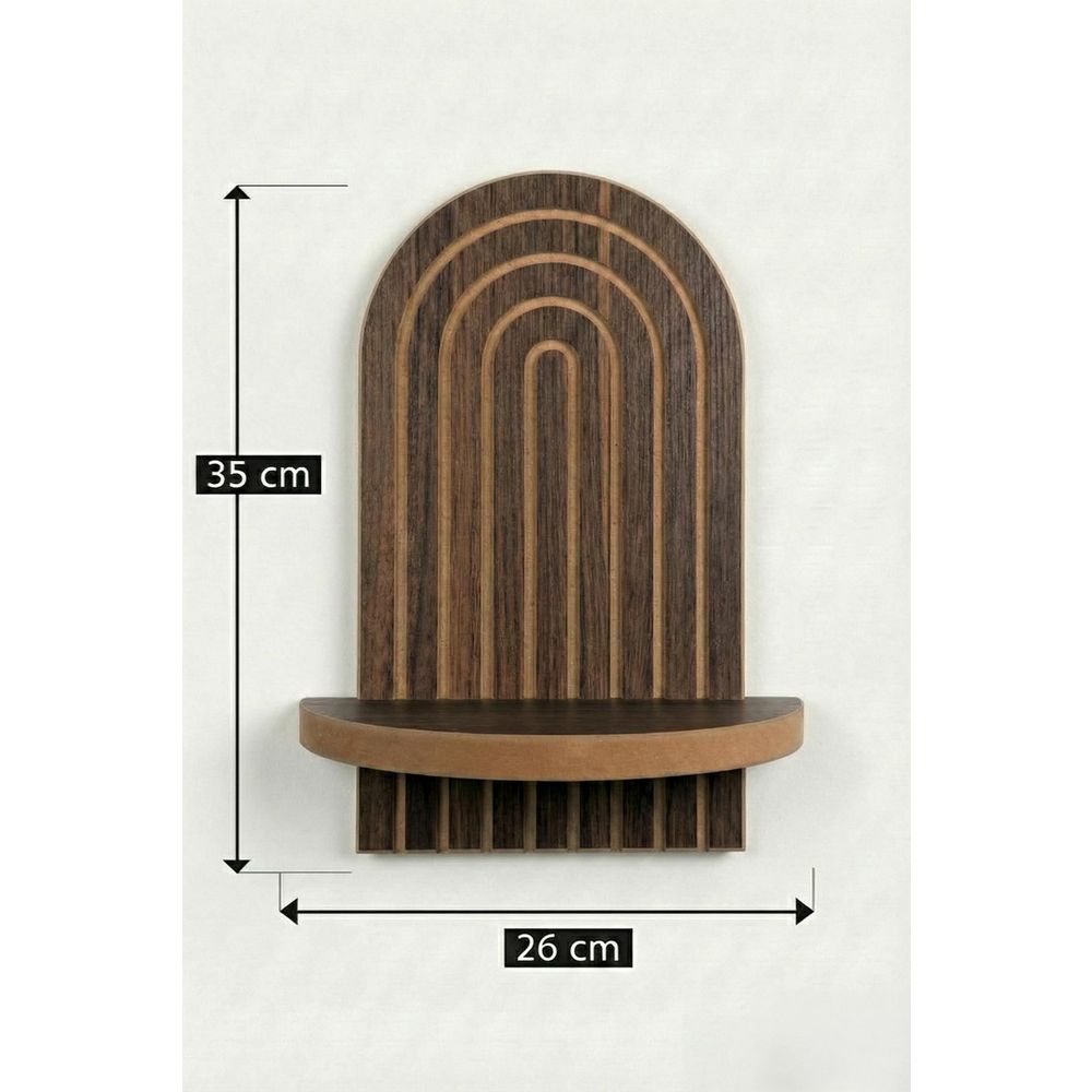 Polica za Zid Artmtkwll1 - Wenge slika 5